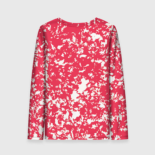 Женский лонгслив Розовый пятнистый / 3D-принт – фото 2