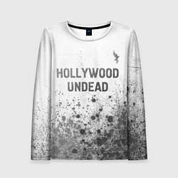 Женский лонгслив Hollywood Undead - white gradient посередине