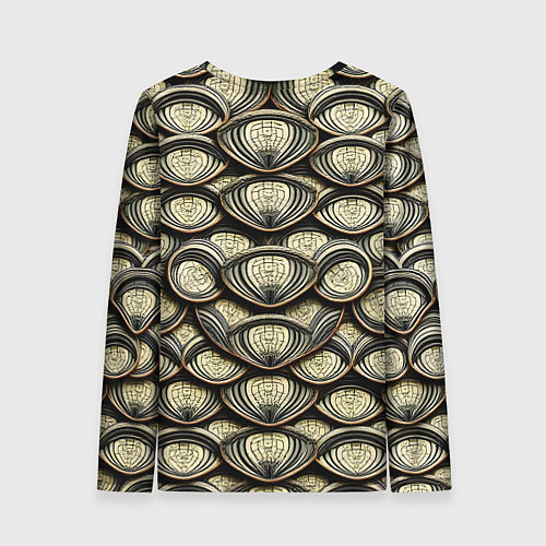 Женский лонгслив Объемный египетский паттерн / 3D-принт – фото 2