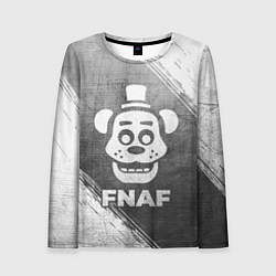 Лонгслив женский FNAF - grey gradient, цвет: 3D-принт