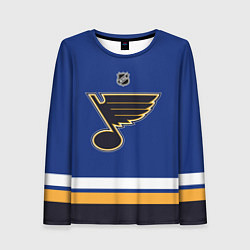 Лонгслив женский St Louis Blues - NHL team, цвет: 3D-принт