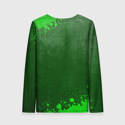 Женский лонгслив Lindemann - green gradient / 3D-принт – фото 2