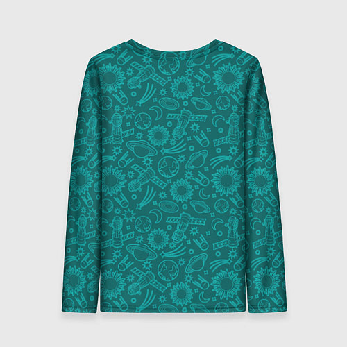 Женский лонгслив Наш Млечный путь / 3D-принт – фото 2