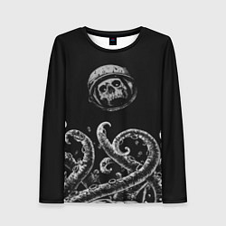 Лонгслив женский Космические щупальца, цвет: 3D-принт