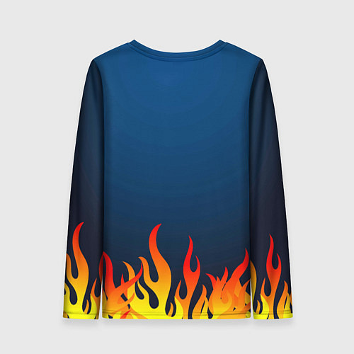 Женский лонгслив Панк котенок / 3D-принт – фото 2