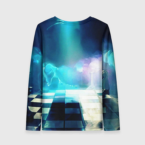 Женский лонгслив Дымовая партия / 3D-принт – фото 2