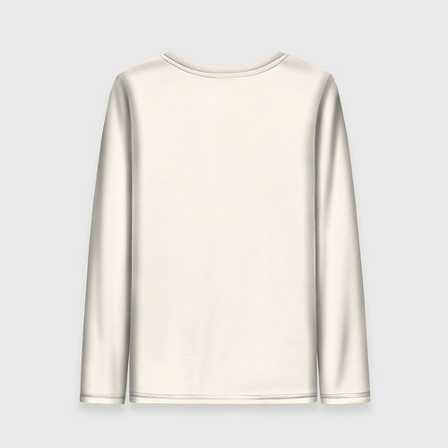 Женский лонгслив Japanese fox in flowers / 3D-принт – фото 2