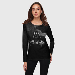 Лонгслив женский Звёздные войны звезда смерти вейдера, цвет: 3D-принт — фото 2