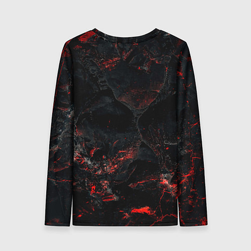 Женский лонгслив Astro в стиле хэви-метал / 3D-принт – фото 2