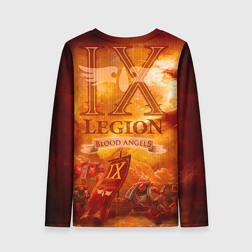 Женский лонгслив Сангвиний великий ангел / 3D-принт – фото 2