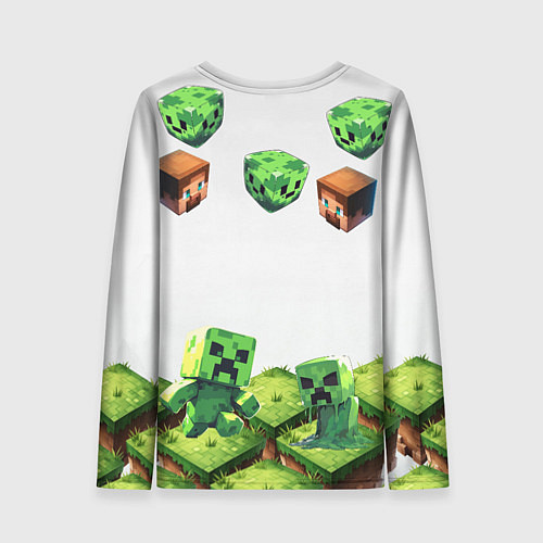 Женский лонгслив World of minecraft / 3D-принт – фото 2