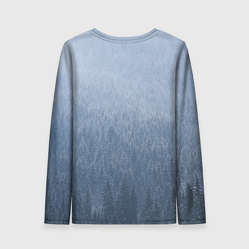 Женский лонгслив Лес мой храм древо миров - кельтское тату / 3D-принт – фото 2