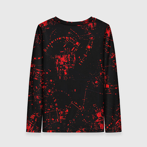 Женский лонгслив Кибернетический Они / 3D-принт – фото 2