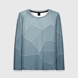 Лонгслив женский Текстура из неровных плит, цвет: 3D-принт