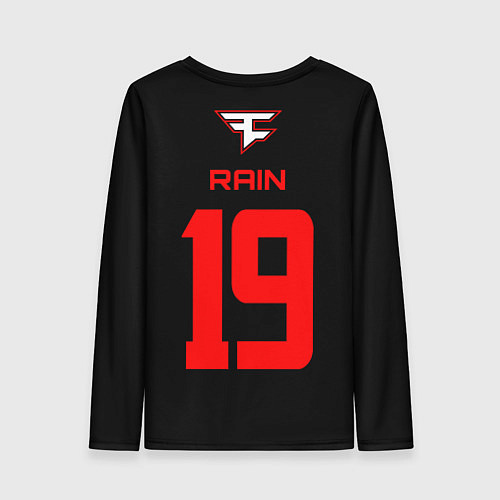 Женский лонгслив FaZe Clan - Rain 19 / 3D-принт – фото 2