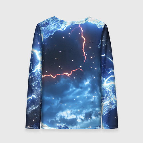 Женский лонгслив Bones в именном бронежилете / 3D-принт – фото 2