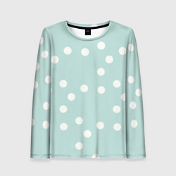 Женский лонгслив Снежная морская пена