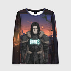 Женский лонгслив Bones в аниме