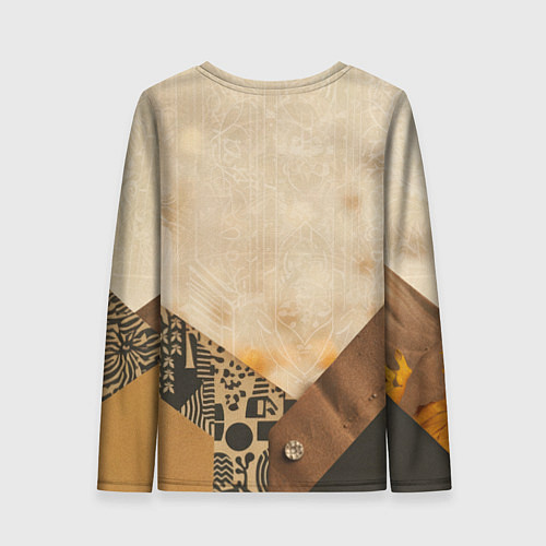 Женский лонгслив Удивительный рыжий лисёнок / 3D-принт – фото 2