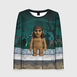 Лонгслив женский Bones в стиле куклы Вуды, цвет: 3D-принт