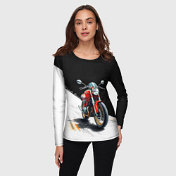 Лонгслив женский Ducati Racer, цвет: 3D-принт — фото 2