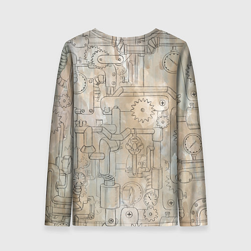 Женский лонгслив Девушки стимпанк / 3D-принт – фото 2