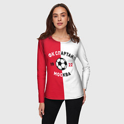 Лонгслив женский ФК Спартак Москва 1922, цвет: 3D-принт — фото 2