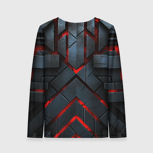 Женский лонгслив Bones в стиле дьявола с пластинкой / 3D-принт – фото 2