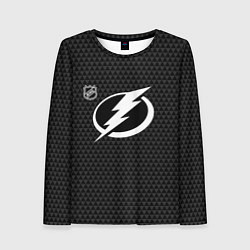 Женский лонгслив Тампа Бэй Лайтнинг - черные треугольники