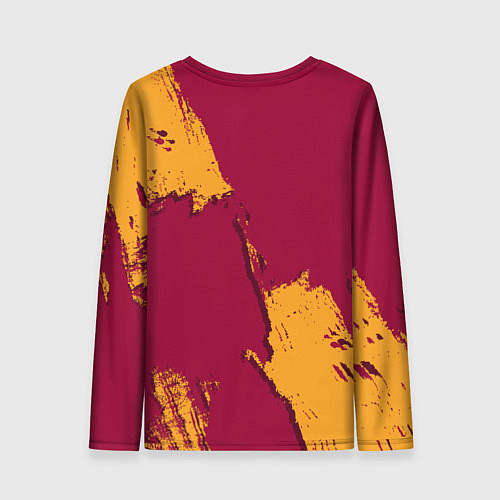 Женский лонгслив Майами Хит - разлитая краска / 3D-принт – фото 2