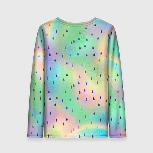 Женский лонгслив Lana Del Rey сидит обняв колени / 3D-принт – фото 2