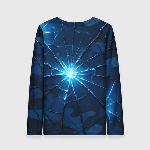 Женский лонгслив ВМФ якорь и штурвал / 3D-принт – фото 2