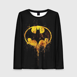 Женский лонгслив Бэтмен летучая мышь