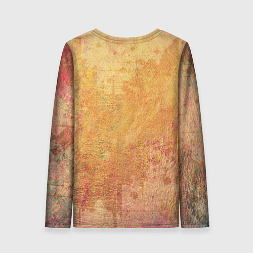 Женский лонгслив Желтая сумасшедшая обезьяна / 3D-принт – фото 2