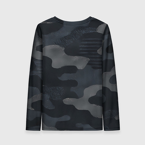 Женский лонгслив ВМФ русский медведь / 3D-принт – фото 2