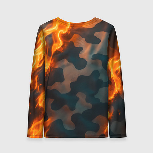 Женский лонгслив Медведь у штурвала МВФ / 3D-принт – фото 2