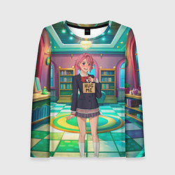 Лонгслив женский Дандадан Сиратори Айра хочет обнимашек, цвет: 3D-принт