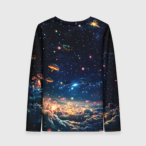 Женский лонгслив МаоМао и Лягушонок Пепе - Монолог Фармацевта / 3D-принт – фото 2