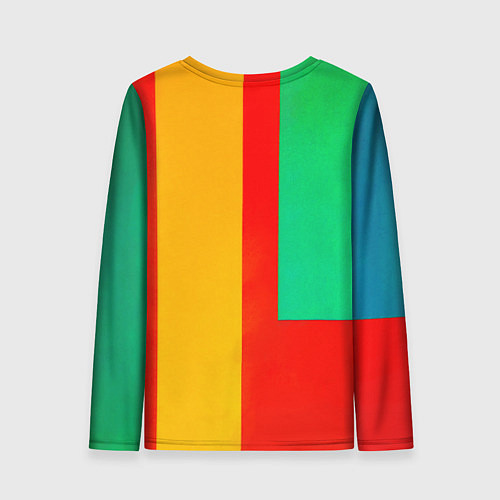 Женский лонгслив Ковбой против индейца поп-арт / 3D-принт – фото 2