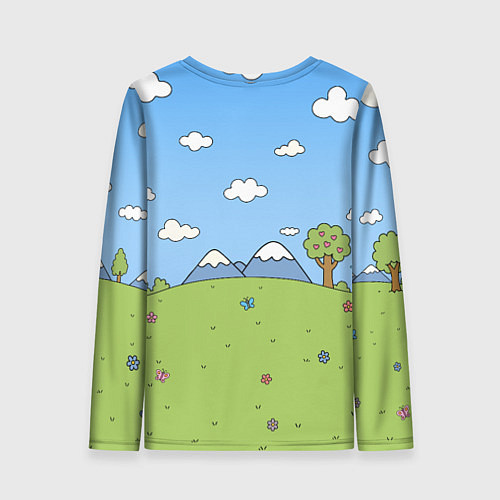 Женский лонгслив System of a Down, мультяшный / 3D-принт – фото 2