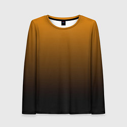 Женский лонгслив Orange gradient