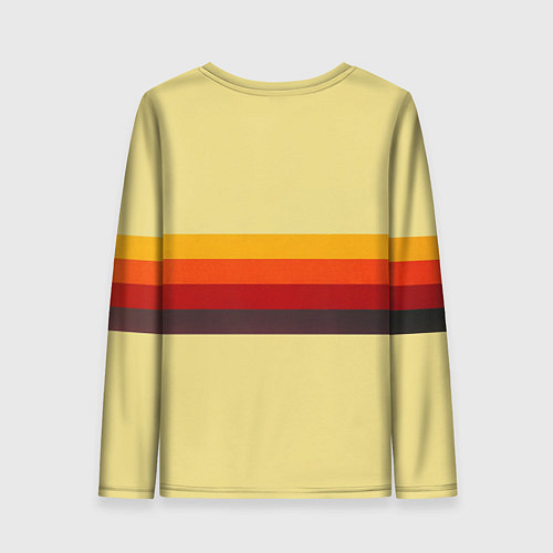 Женский лонгслив Ретро автобус РАФ-977 поп-арт / 3D-принт – фото 2