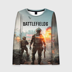 Лонгслив женский Солдаты из Battlefield 6, цвет: 3D-принт