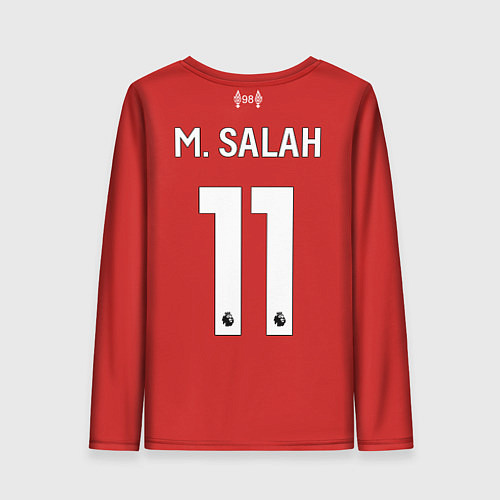 Женский лонгслив Салах, Ливепрпуль домашняя форма 2025 2026 / 3D-принт – фото 2