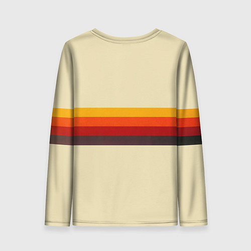 Женский лонгслив Ретро автобус ЗИЛ поп-арт / 3D-принт – фото 2