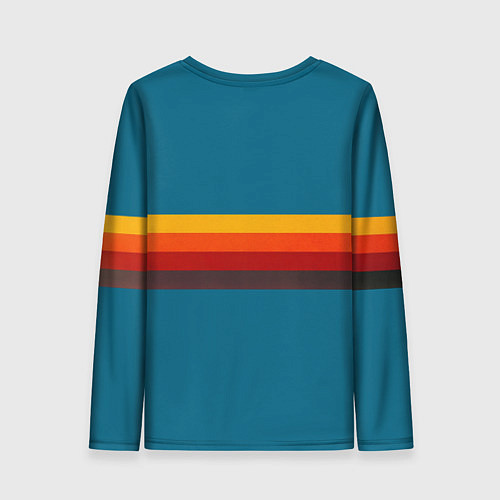 Женский лонгслив Ретро автобус ЗИЛ 156 поп-арт / 3D-принт – фото 2