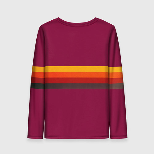 Женский лонгслив Ретро автобус КАВЗ-685 поп-арт / 3D-принт – фото 2