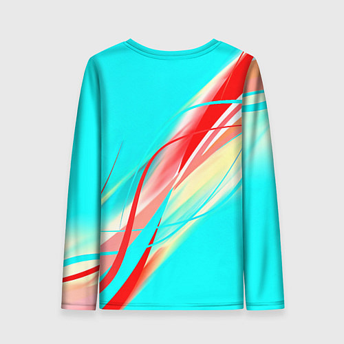 Женский лонгслив Arsenal stripes / 3D-принт – фото 2