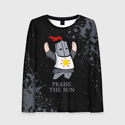 Лонгслив женский Хвала солнцу - дарк соулс, цвет: 3D-принт