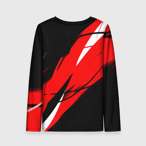 Женский лонгслив Arsenal абстракция полосы / 3D-принт – фото 2